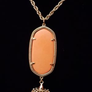 Kendra Scott Coral Rayne 14K Plated Gold Necklace